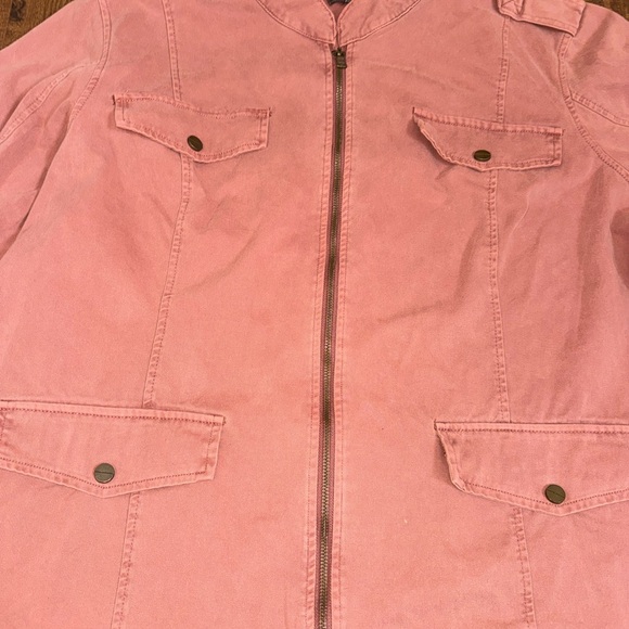 Maurices Dusty Rose Utility Jacket - Picture 3 of 6
